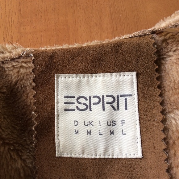Esprit Shearling-Style Coat - Picture 3 of 3